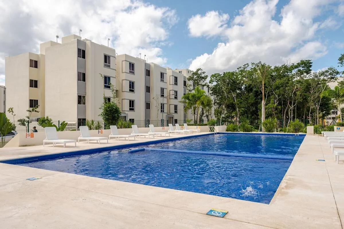 Hippie Artisan Jungle Flat Pool Appartement Tulum Pueblo Mexico